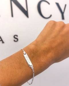 Pulseira Infantil 3x1 Em Prata 925