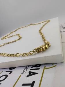 Cordo Ouro 18k Elo 3x1 Novo 15g