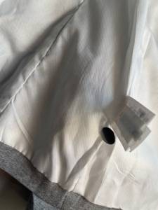Blazer Em Viscose Cinza Tamanho P