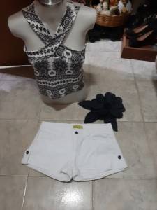 Short Branco -tamanho 38