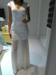 Vestido Branco Longo P