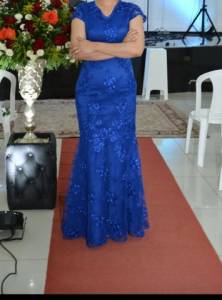 Vestido Azul De Formatura