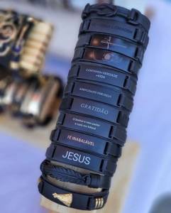 Pulseira Em Couro Legtimo Premium