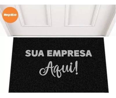Tapetes Personalizados 40x60 Com A Sua Logo Ou Arte Casa E Jardinagem