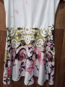 Vestido Branco Floral