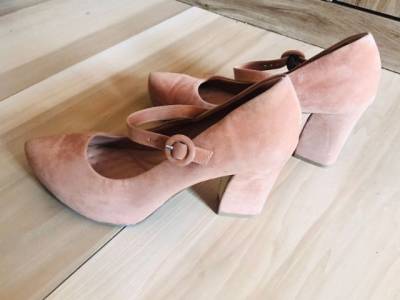 Scarpin 38 Salto Grosso - Camura
