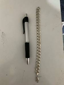 Pulseira Prata Bala