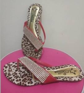 Rasteirinhas Com Strass Diversas Cores