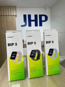 Smartwatch Amazfit Bip 3, Rosa - Preto - Branco - At 12x Sem Juros