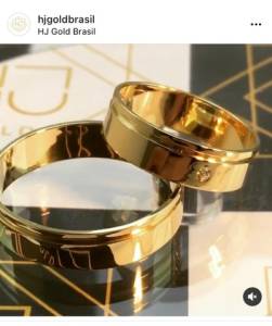 Par De Alianas De Ouro Perfeitas!