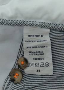 Bermuda Chino Sergio K Original Off White - Tam 38