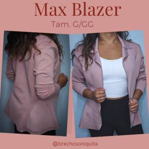 Max Blazer - Tamanho G/gg - Rose