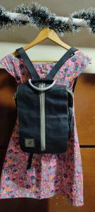 Bolsa Mochila Em Couro 50,00 Reais