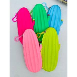Estojo Escolar Porta Canetas Cacto Silicone Macio 2023