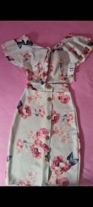 Conjunto Croped E Saia