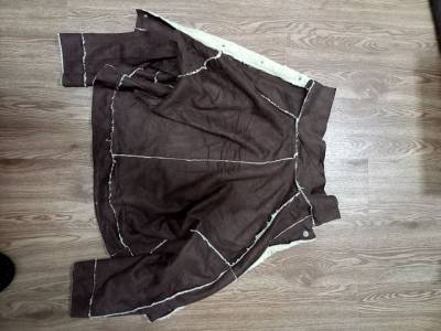 Jaqueta Marrom Suede Tam G