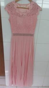 Vestido De Madrinha Casamento Novo Tam P Rosa
