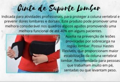 Cinta De Suporte Lombar