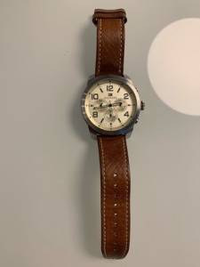 Relgio Masculino Tommy Hilfiger Couro Marrom