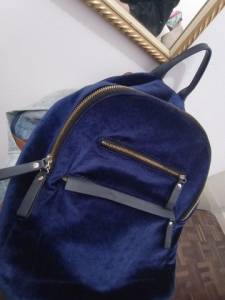 Mochila E Veludo Shein