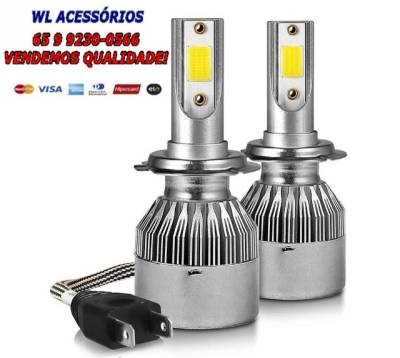 Kit Lmpada Super Led Red Line H27 6000 Lumens 6000k Onnix