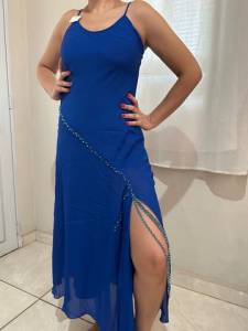 Vestido De Festa Azul Royal