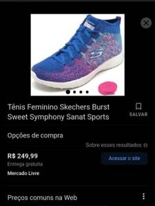 Tnis Feminino Original Skechers Estilo Botinha