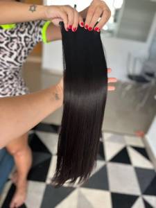 Mega Hair Na Fita Cabelo Brasileiro 110g 70 Cm Natural