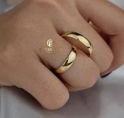 Aliana Tradicional Ouro 18k