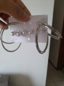 Gargantilha E Brincos Argolas E Outros Modelos