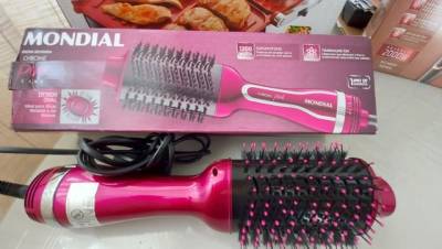 Escova Secadora Mondial Pink Seminova