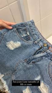 Saia Jeans Da Lune Com O Tamanho De 36!