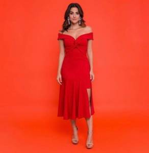 Vestido Papu Vermelho G