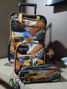 Kit Mochila,lancheira,estojo