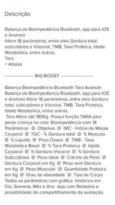 Balana De Bioimpedncia Com Bluetooth