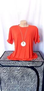 Blusa Feminina Cor Laranja