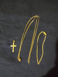 Kit Joias Banhada A Ouro 24k