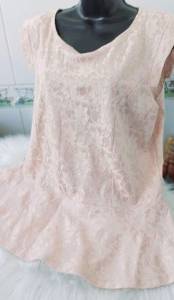 Blusa Em Renda Gg Na Cor Nude