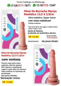 Protese Com Ventosa 13,5 X 3,5cm