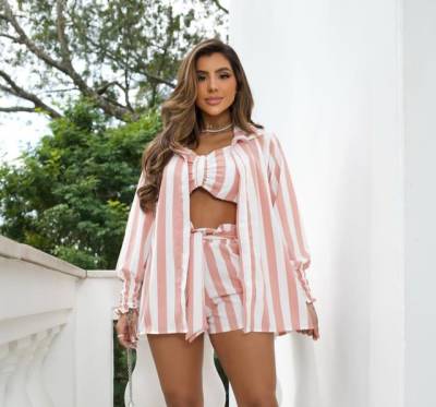 Trijunto Maxcamisa Crooped E Shorts Clochard