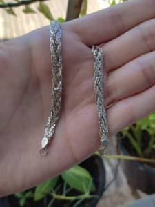 Pulseira De Prata Italiana, 950
