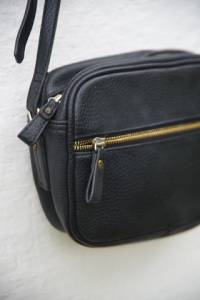 Bolsa Couro Preta