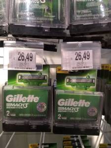 2 Cargas Sensitive Gillette
