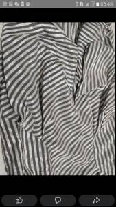 Vestido Branco Com Cinza Tamanho P