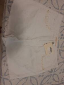 Short Colmeia Branco Tamanho 44