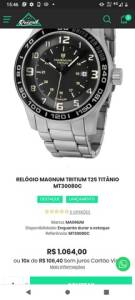 Relgio Magnum Tritium