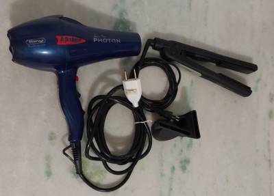 Secador Profissional 2000w E Prancha De Cabelo