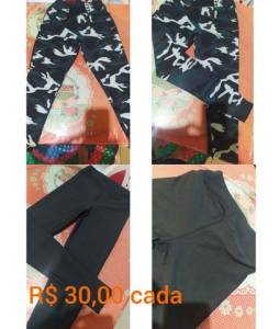 Cala Camuflada Militar E Legging Preta