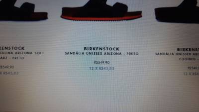 Sandalia Nova Birkenstock N 40