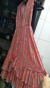 Vestido Mid Tamanho M Usado Uma Vez